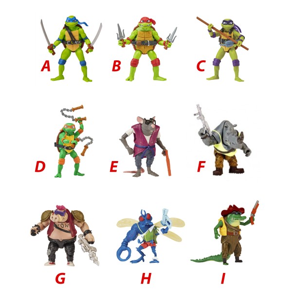 Teenage Mutant Ninja Turtles  Základní akční figurka 11 cm Ast.