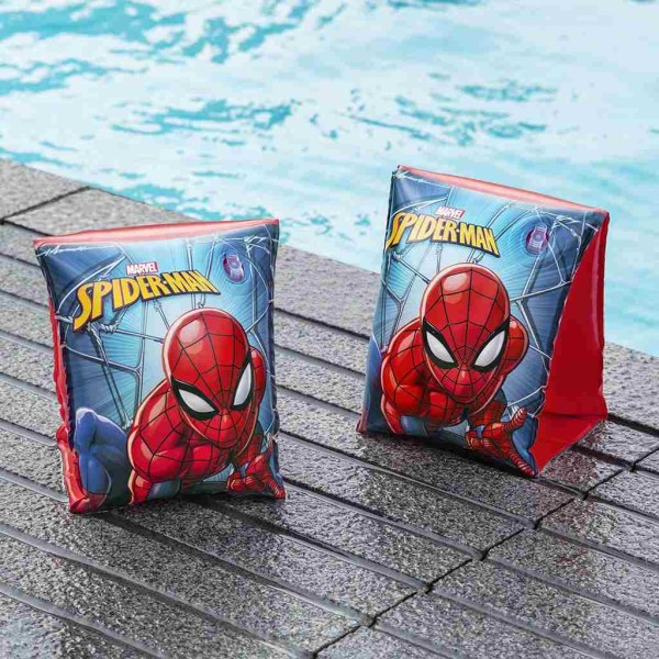 Dětské nafukovací rukávky Bestway Spider Man II, barva: Červená