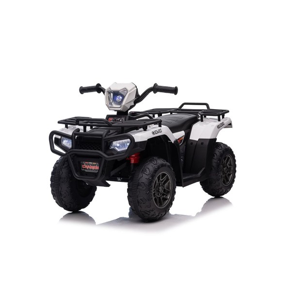 Elektrické autíčko Baby Mix Quad white, barva: Bílá