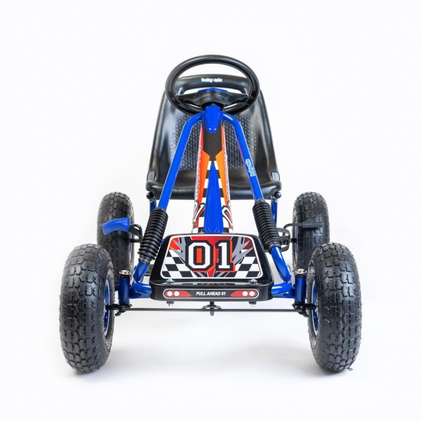 Dětská šlapací motokára Go-kart Baby Mix Razor modrá, barva: Modrá