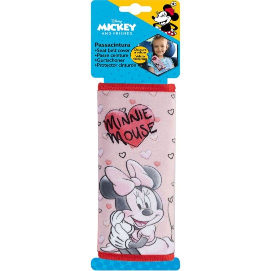 Chránič na bezpečnostní pásy Minnie, barva: Růžová