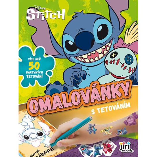 Omalovánka s tetováním Lilo & Stitch