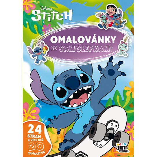 Omalovánka A4 se samolepkami Lilo & Stitch